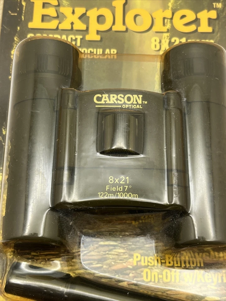 Vintage Carson Explorer Compact Folding Binocular 8 x 21 mm SP-31 w/ Flashlight - Image 2 of 4