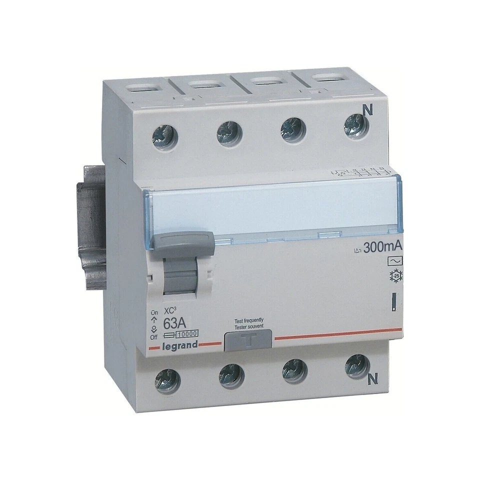 LEGRAND FI Schutzschalter Fehlerstromschutzschalter 4P 63A 300mA 400V