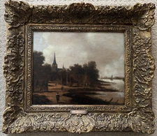 Jan Meerhout Original Art Painting Old Master Landscape Oil Dutch Golden Age