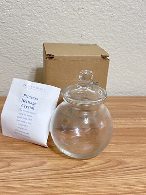 Princess House #025 Ivy Ball Cotton Ball Holder New With Box!
