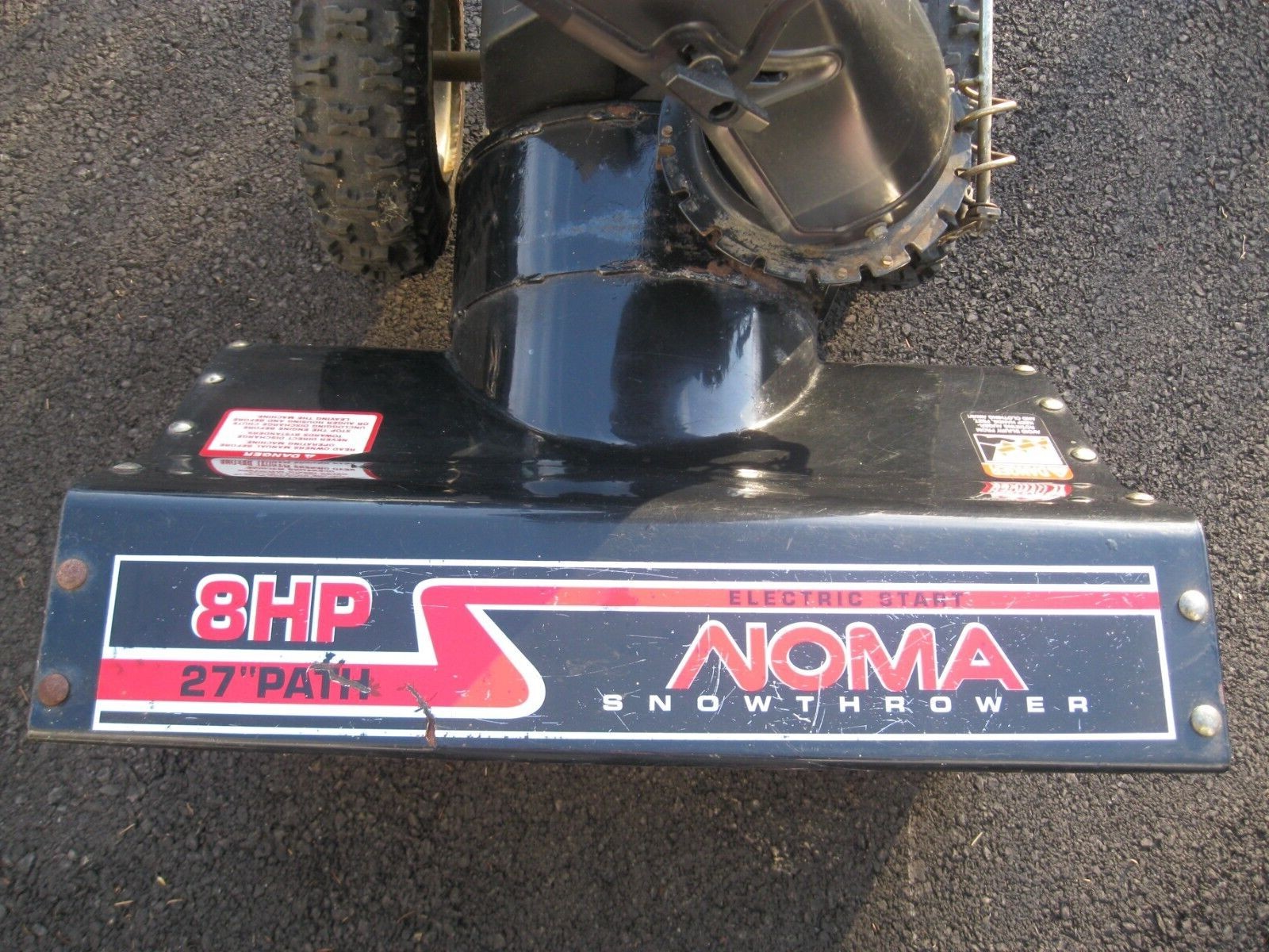 1995 Noma 27" Auger 8 HP Snow Thrower Electric Start eBay