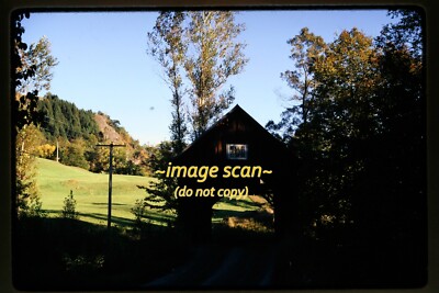 Flint Covered Bridge, Orange County, Vermont in 1971, Original Slide aa 21-8a