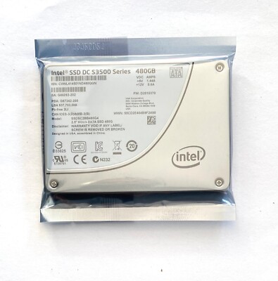 NEW!!! Intel DC S3500 Series 480GB Internal