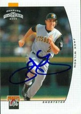 Jack Wilson autographed Baseball Card (Pirates) 2005 Donruss Team Heroes #252
