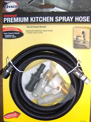 Replacement BRAIDED NYLON pull out spraY HOSE sink kitchen laundry DANCO 10340