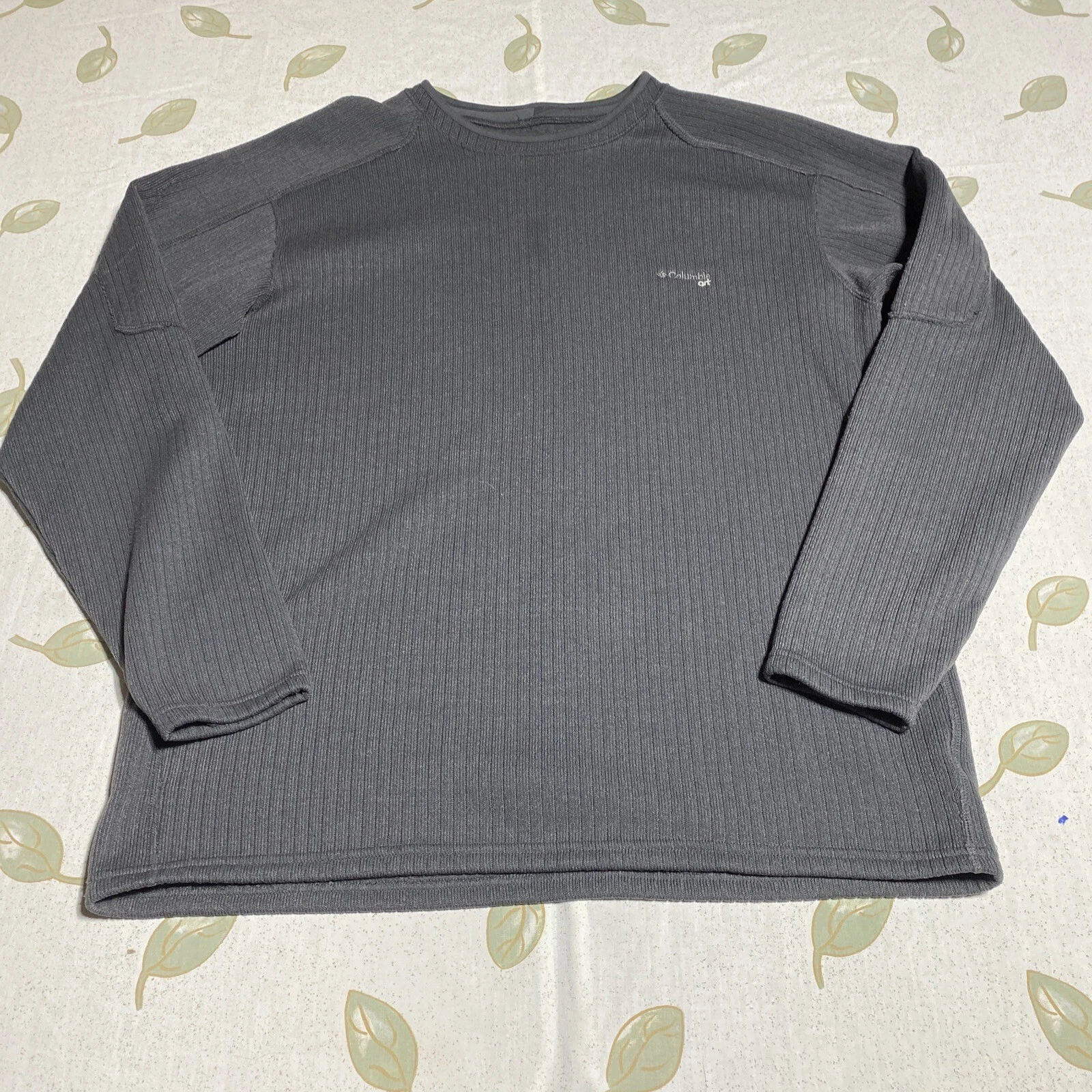 Columbia GRT Shirt Mens XXL Gray Long Sleeve Pullover Outdoor. P