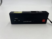 UNTESTED Vintage Concord 110 EF Film Camera with Built in Flash Black