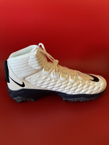 Nike Men 14.5 Force Savage Pro 2 Shark Football Cleat White/Navy Blue BV5448-102 - Picture 5 of 7