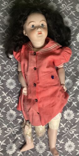 Vintage 27” Bisque SFBJ Jointed Composition Doll Paris 301-Needs TLC-For Parts - Picture 2 of 18