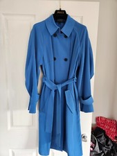 St. John Overcoat Royal Blue Us8, Uk 10 To 12 Or M