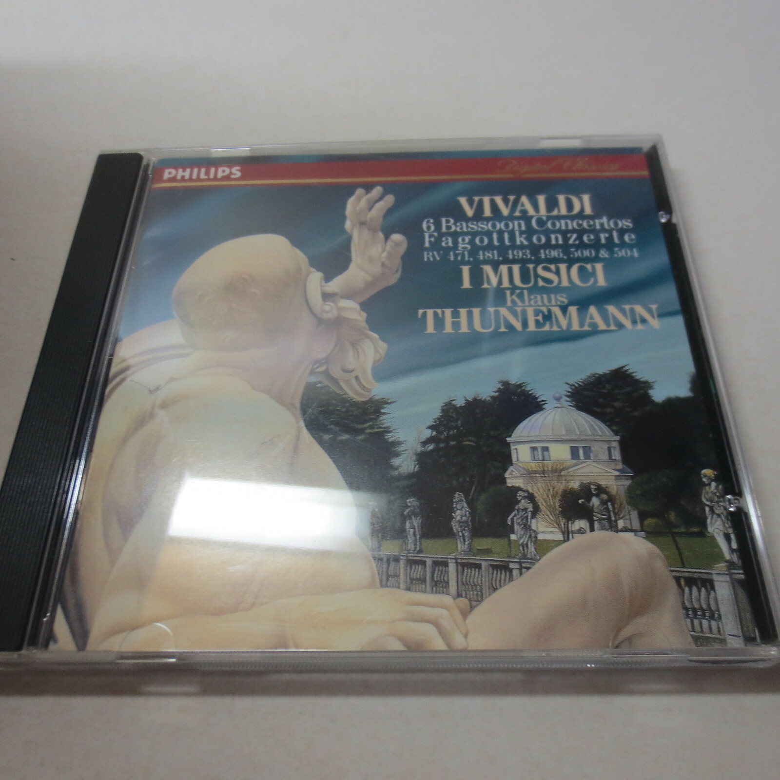 Vivaldi 6 Bassoon Concertos Fagottkonzerte I Musici Klaus Thunemann CD