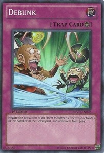 Debunk - EXVC-EN076 - Super Rare - 1st Edition x3 - Near Mint