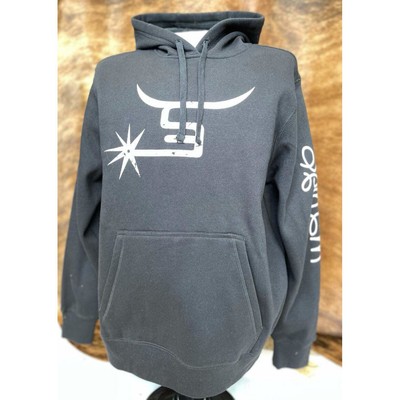 Spin-Em Men's Black Sport Tec Hoodie