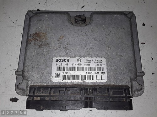 2001 OPEL ASTRA STEUERGERAT 2000DTI 0281001674