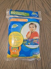 New Neat Solutions Baby Toddler 60 Pc Table Topper Disposable Adhesive Placemats