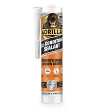 Gorilla Sealant CLEAR Silicone 295ml Cartridge Mould Resistant | Multi Use