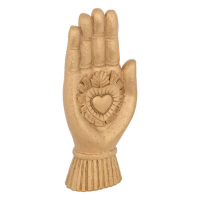 Dekofigur Hand mit Herz AMIRA, 16,5 cm