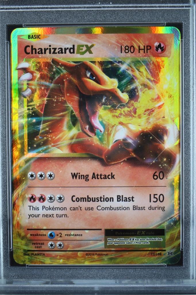charizard pokemon card 6/108 (6/108) [EX: Power Keepers] [1RR] Incinerate (90) Before doing damage Charizard (11/108) [XY: Evolutions]