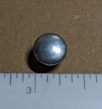 Lot of 10 NOS Steel Panel Hole Snap-in Plugs Finish Metal Covers