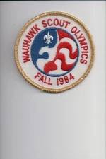 1984 Wauhawk Fall Scout Olumpics patch