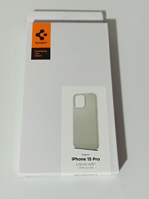 Spigen Liquid Air Hülle Natural Titanium iPhone 15 Pro Case Apple