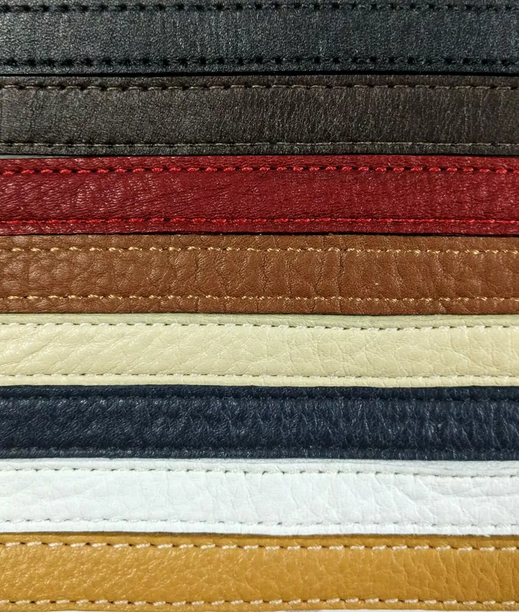 Two 1/2" Wide Genuine Leather Replacement Belt Keeper Loops 8 Colors /  5 Sizes