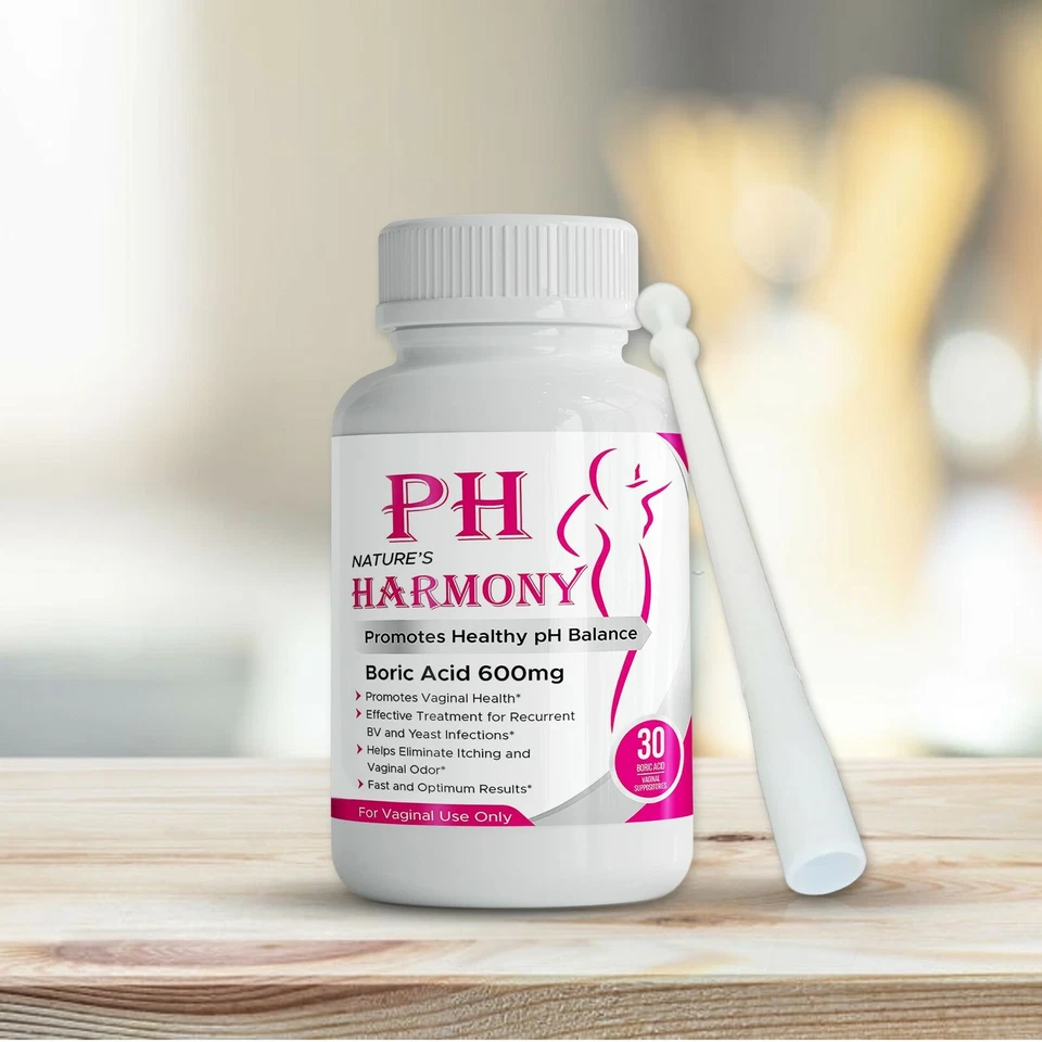 HARMONY 600MG SUPOSITORIOS VAGINALES INFECCIÓN POR LEVADURAS BV - HECHO EN EE. UU. (30 CT) Foto 2 de 2