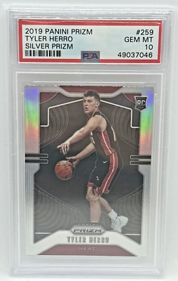 TYLER HERRO RC PSA10! SILVER PRIZM