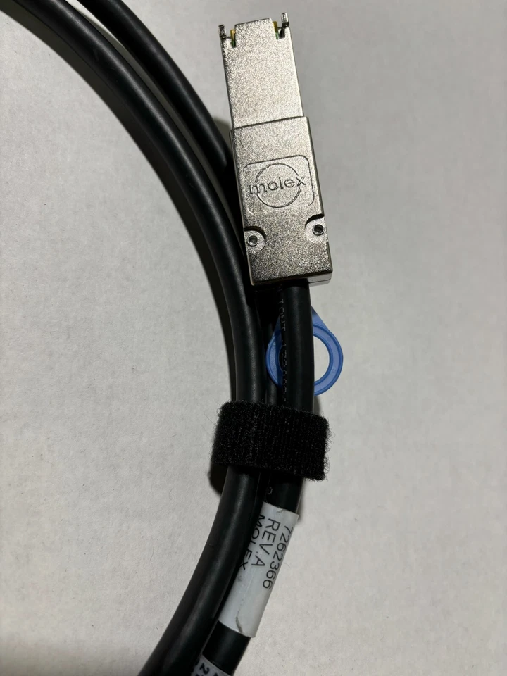 Molex SFF-8088 TO SFF-8088 Mini-SAS to Mini-SAS 2 Meter Cable. ***Tested*** - Image 3 of 4