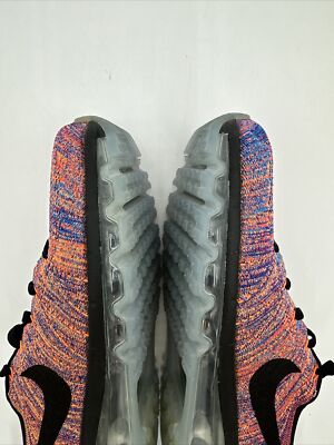 Size 12.5 - Nike Flyknit Air Max Blue Concord Crimson for sale