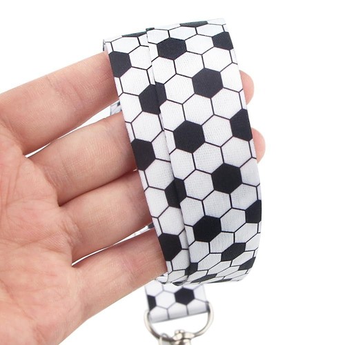 Cool Neck Lanyard Football Key chain 17.7" Id Card Holder Men - Zdjęcie 5 z 7