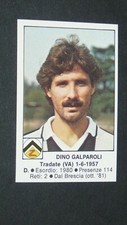 #214 DINO GALPAROLI UDINESE ZEBRETTE FOOTBALL FOOTBALL FOOTBALL FOOTBALLERS 1984-1985 EDIS