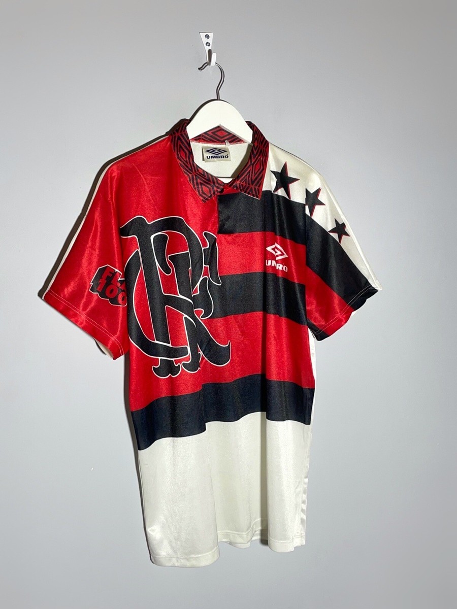 UMBRアンブフラメンゴ ユニフォーム 95 96 100周年 新品タグ付き UMBRO - UMBRアンブフラメンゴ ユニフォーム 95 96 100周年 新品