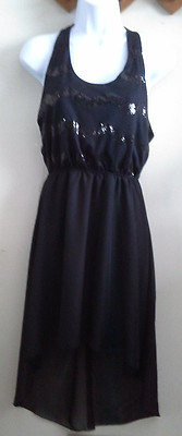 (NWT) Rue 21 Junior's Size Med Sexy Black Dress With Open Back Retails @$24.99