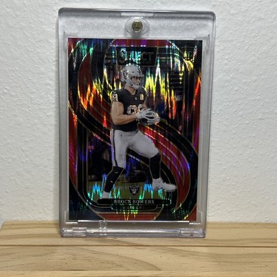 2024 Panini Select Brock Bowers Red Prizm Shock /249