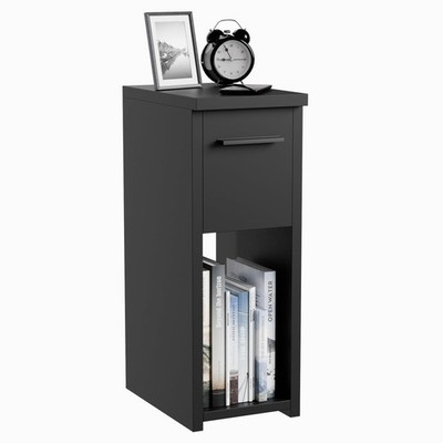 Bedside Table, Bedside Cabinet, Nightstand, Narrow Bedside Table, Slim Side...