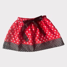 Mud Kingdom Kids Size 120 Skirt Polka Dot Red Black White Size 7