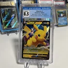Pikachu V SWSH061 Pokemon 2021 Black Star Promo Shining Fates CGC 8.5