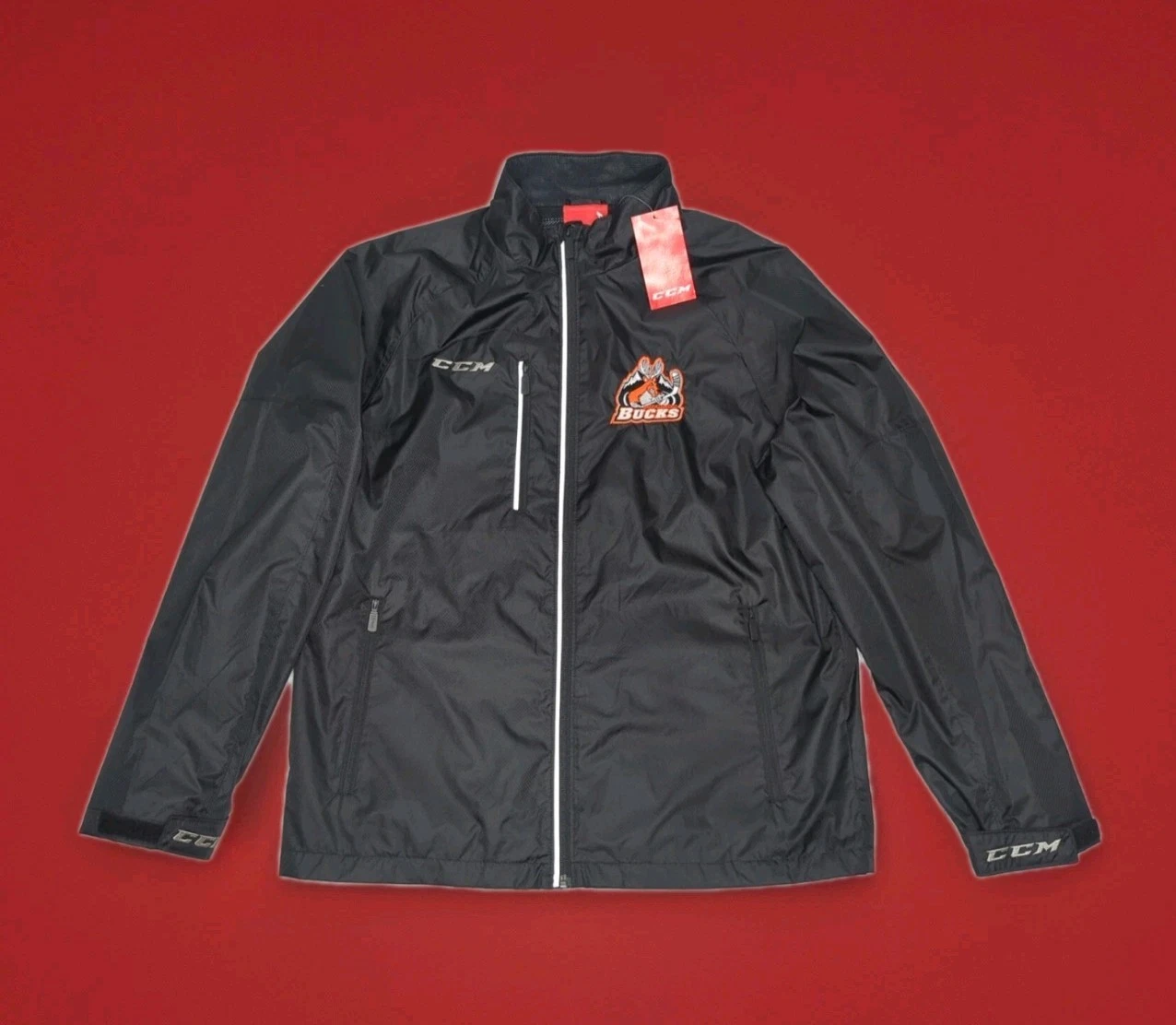 CCM HOCKEY Skate Sr Allenamento Warm Up Coaches Giacca Uomo Medium Nero