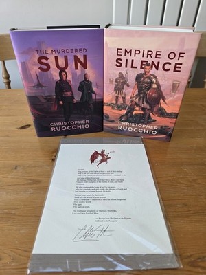 Christopher Ruocchio Sun Eater Empire Of Silence Murdered Sun Signed Deluxe Ltd