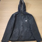 Carhartt Jacket Womens L 12/14 Sherpa Lined Farm Barn Chore Coat WJ141 Black