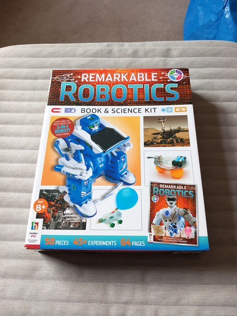 Remarkable Robotics Book & Science Kit 3-in-1 Robot STEM Set - (Ages 8+) - New