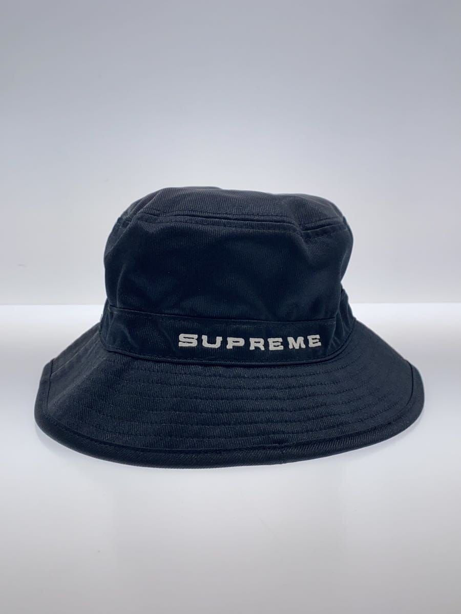 Supreme Hat Bucket Large Polyester Black Solid Mens FZ6789 Supreme Hat Bucket Large Polyester Black Solid Mens FZ6789