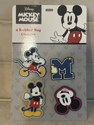 Disney Mickey Mouse 4 Rubber Bag Charms