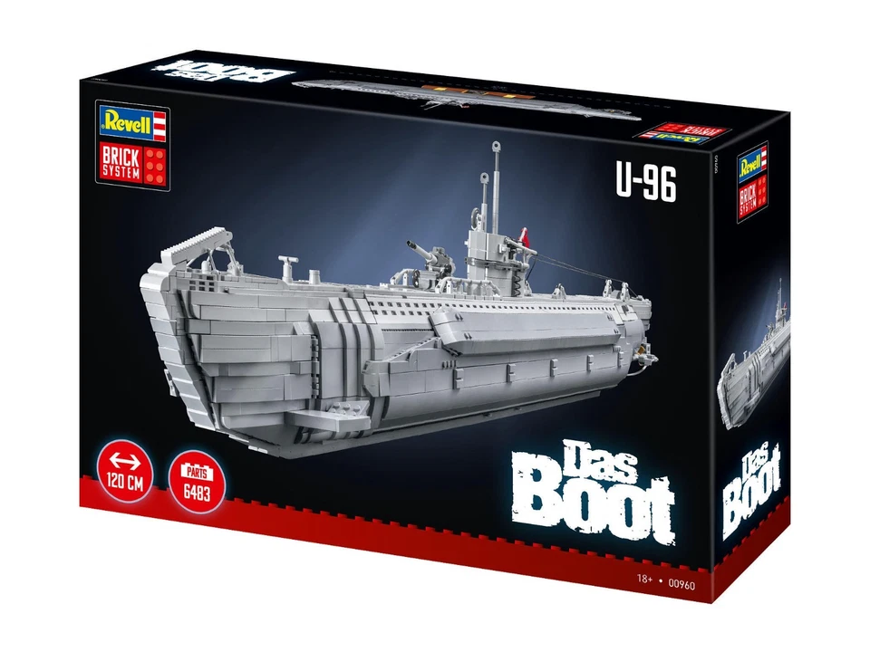 U-Boot U96 "Das Boot" Brick System Klemmbausteine 6483 Teile 120cm Revell 00960 - Bild 4 von 4