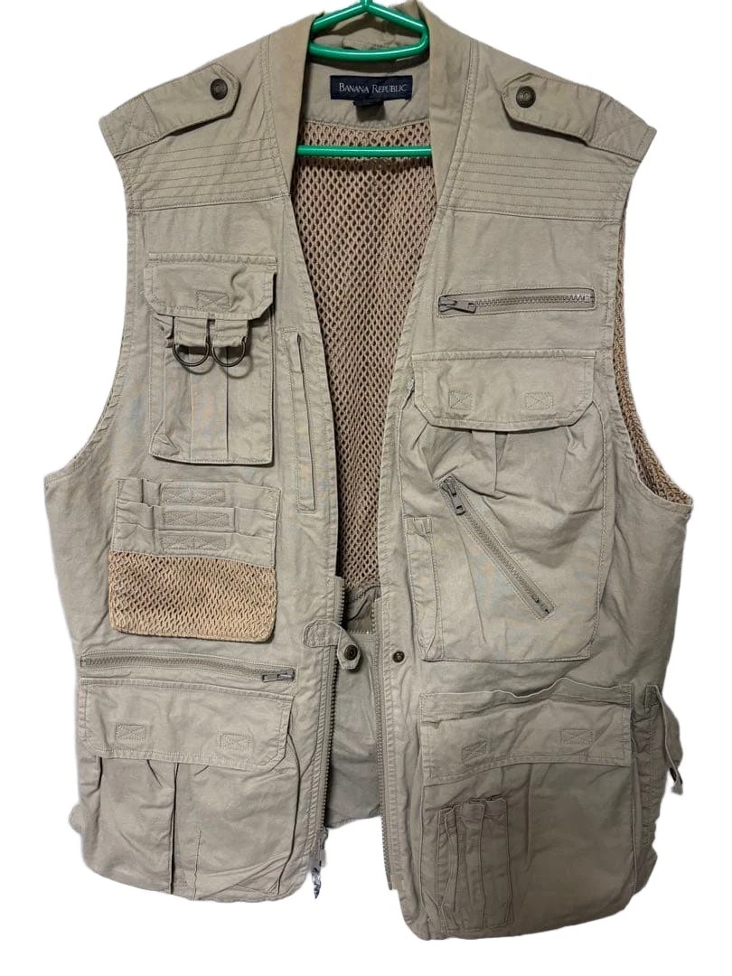 Banana Republic Safari Vest In Fishing Vests for sale | eBay