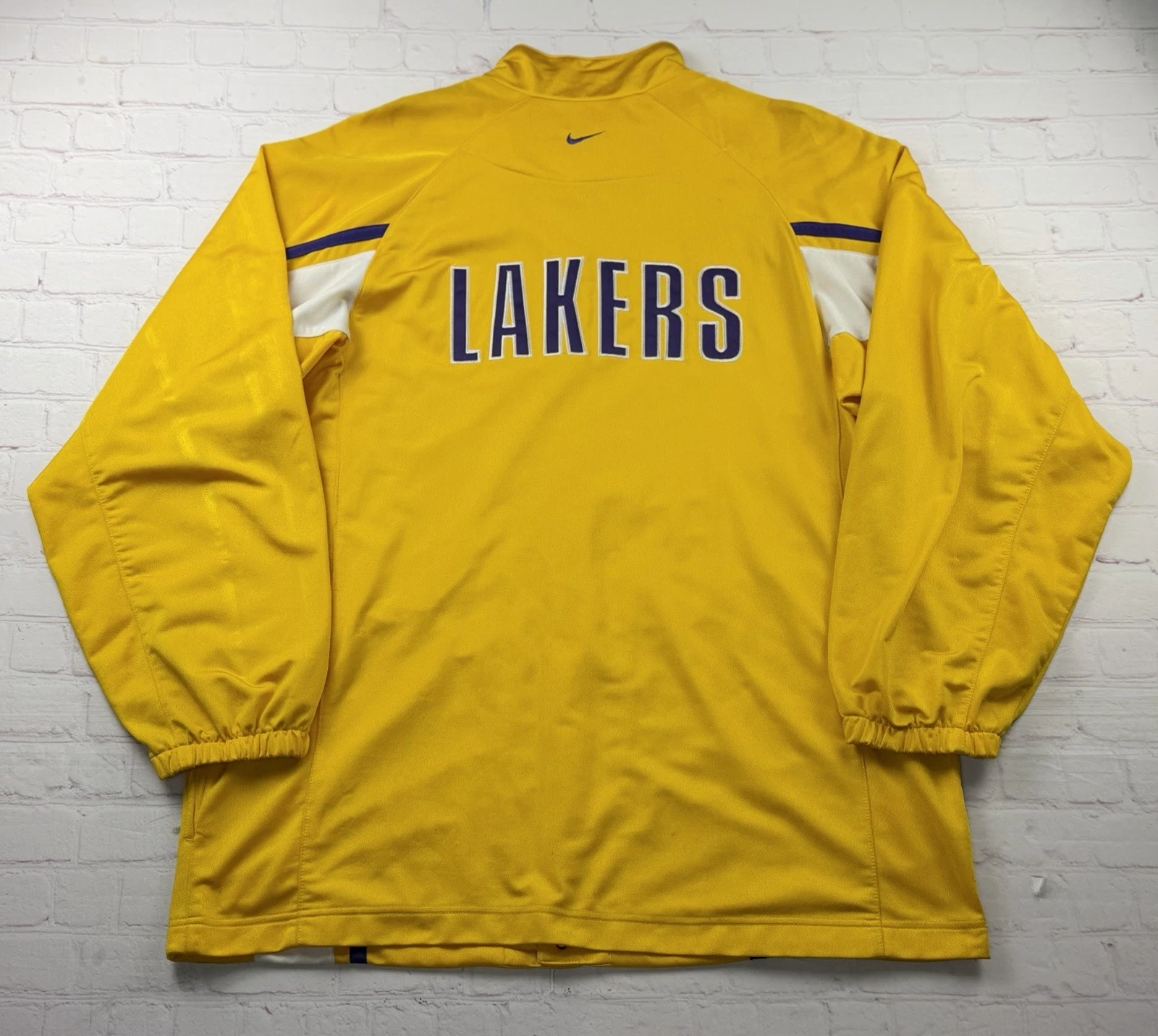 VTG Los Angeles Lakers 90s - Y2K Authentic Nike Team Warm Up Jacket Large Kobe - product detail image 11