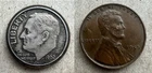 Double Headed Coin - 1962 Roosevelt Dime / 1945 Lincoln Cent