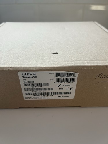 Siemens Unify Octopus OpenStage 30T 30T Lava Phone Invoice/VAT. NEW - Picture 3 of 3