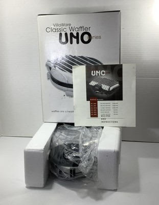 VillaWare UNO Series 2004 Classic Round Thin Waffler Waffle Maker